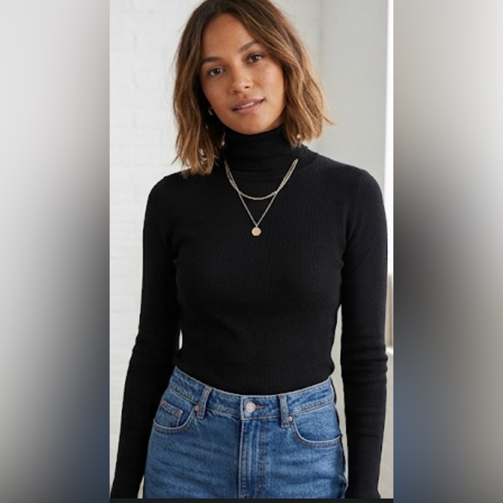 Boden Absolutely Essential Long Sleeve Turtleneck Size Small